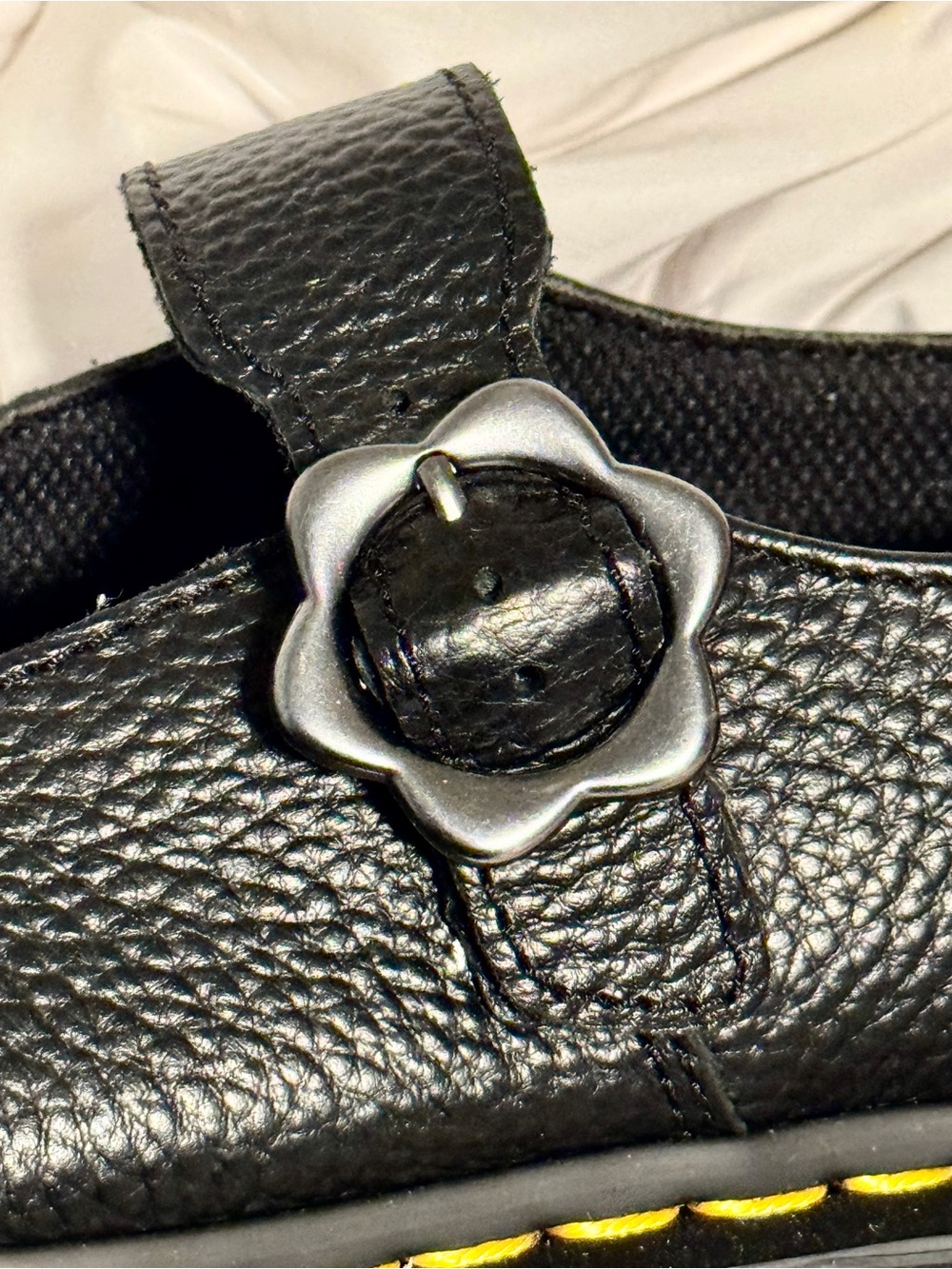 Dr. Martens Addina Flower Buckle Leather Mary Jane Platform BRAND NEW NEVER WORN - Picture 11 of 13